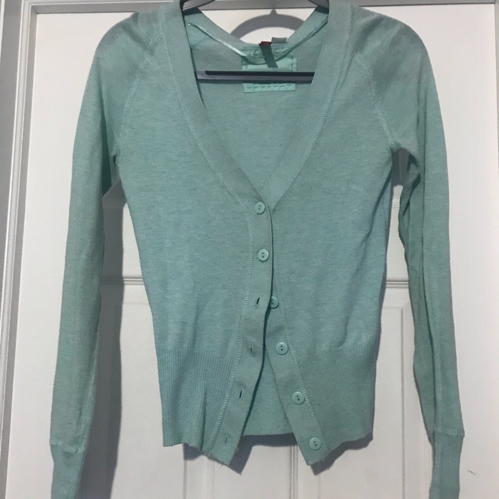 Light mint green H&M cardigan
